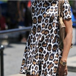 ASOS Cheetah T-Shirt Dress